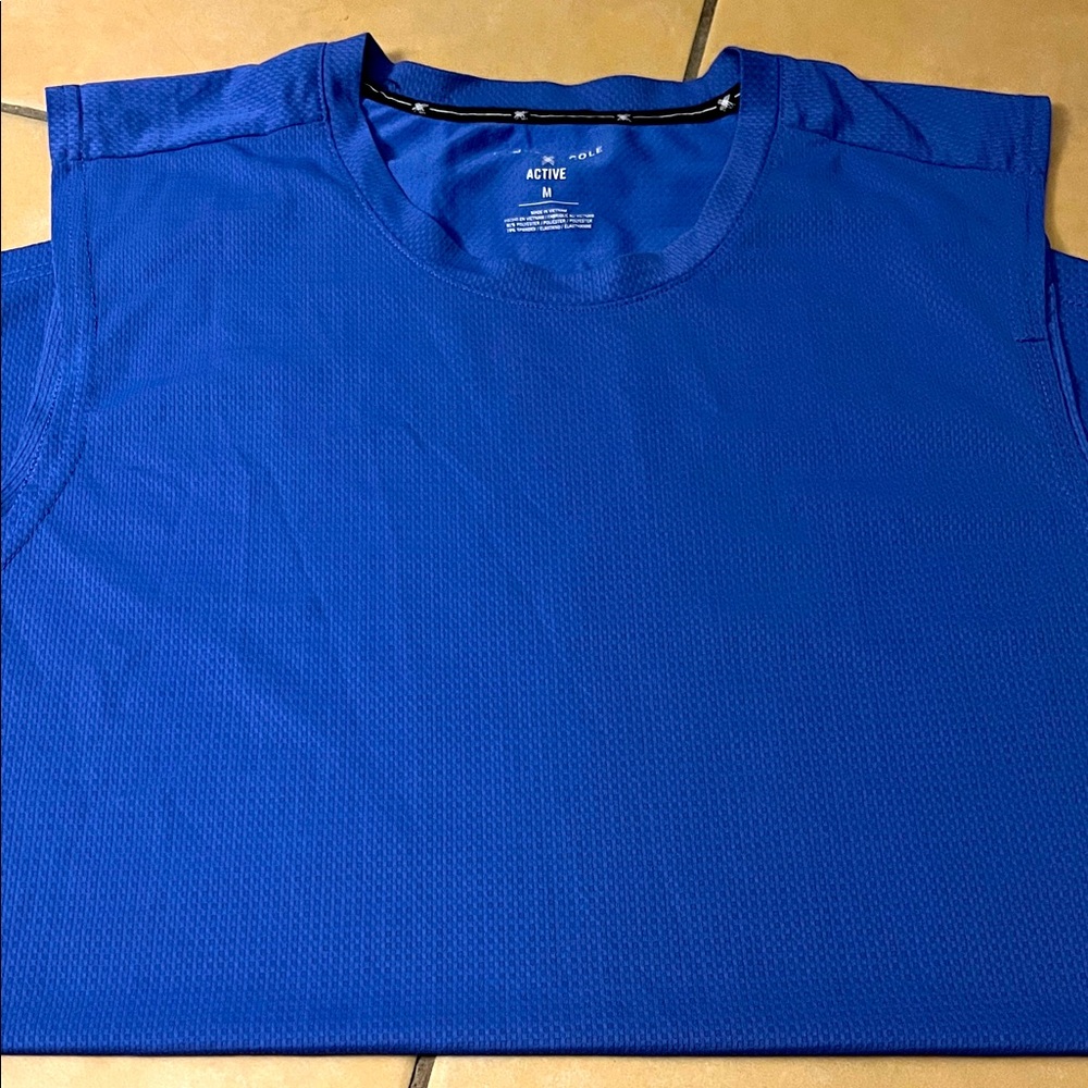 🔥5 for 20🔥Kenneth Cole Vibrant Blue Men's Tank Top M